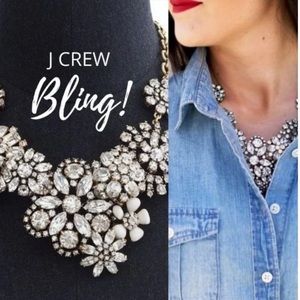 J. Crew Flower Lattice Necklace